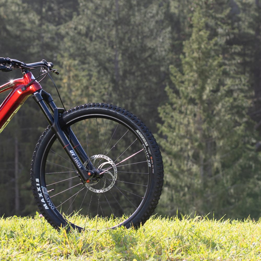 Bicycle in mountains
